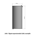 Expansionskärl 200L svartplåt