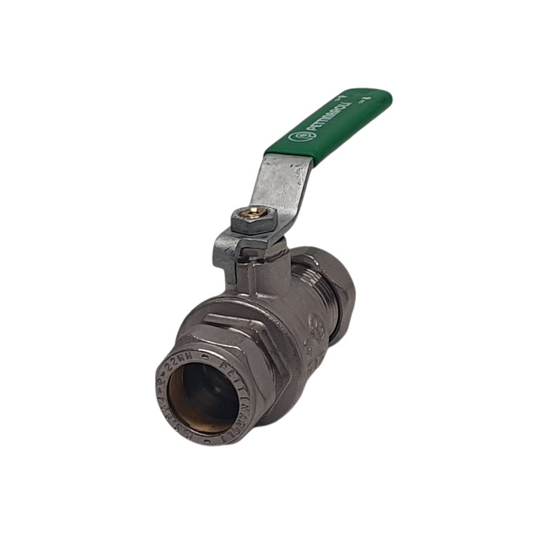 Kulventil klämring 22mm