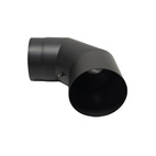 Rökrör vinkel 90° (2x45°) Ø180mm med sotlucka