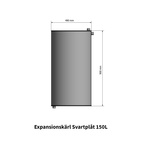 Expansionskärl 150L Svartplåt