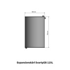 Expansionskärl 125L Svartplåt