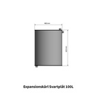 Expansionskärl 100L Svartplåt