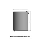 Expansionskärl 100L Rostfritt