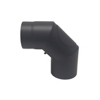Rökrör vinkel 90° (2x45°) Ø150mm med sotlucka