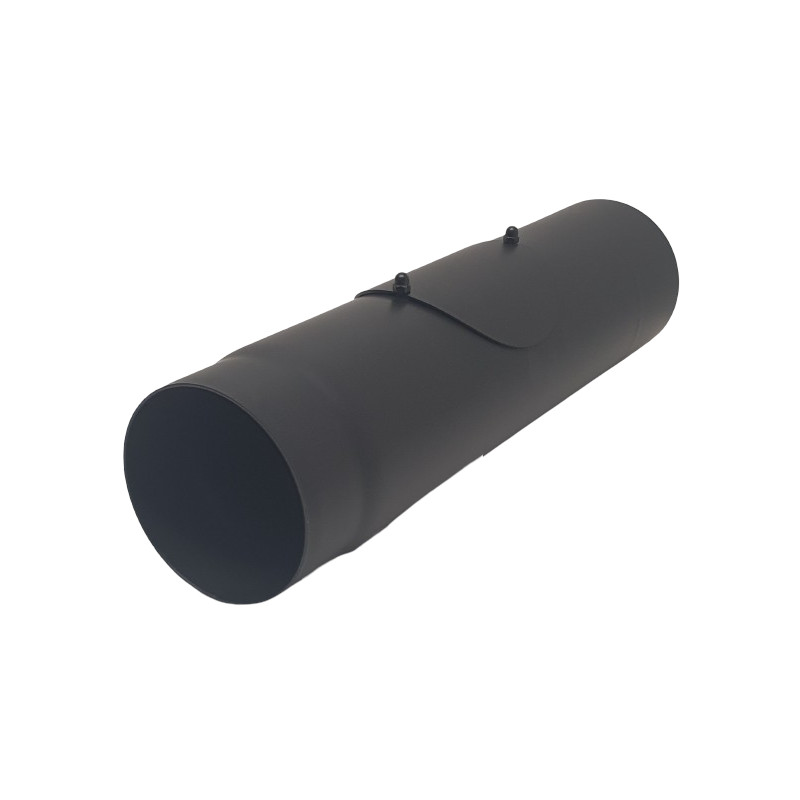 Rökrör rak 500mm Ø130mm med sotlucka