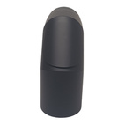 Rökrör vinkel 90° (2x45°) Ø130mm med sotlucka