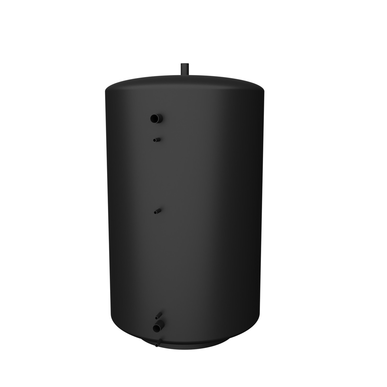 Buffert 3000L oisolerad rund ackumulatortank