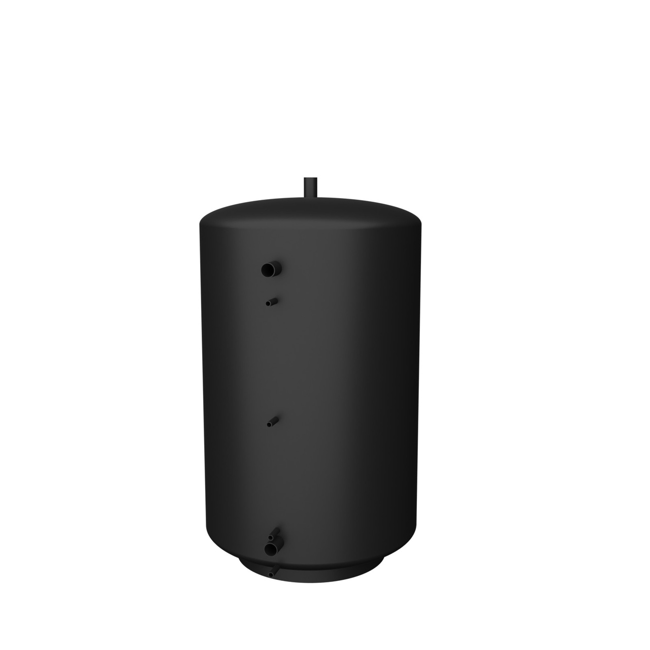 Buffert 1800L oisolerad rund ackumulatortank