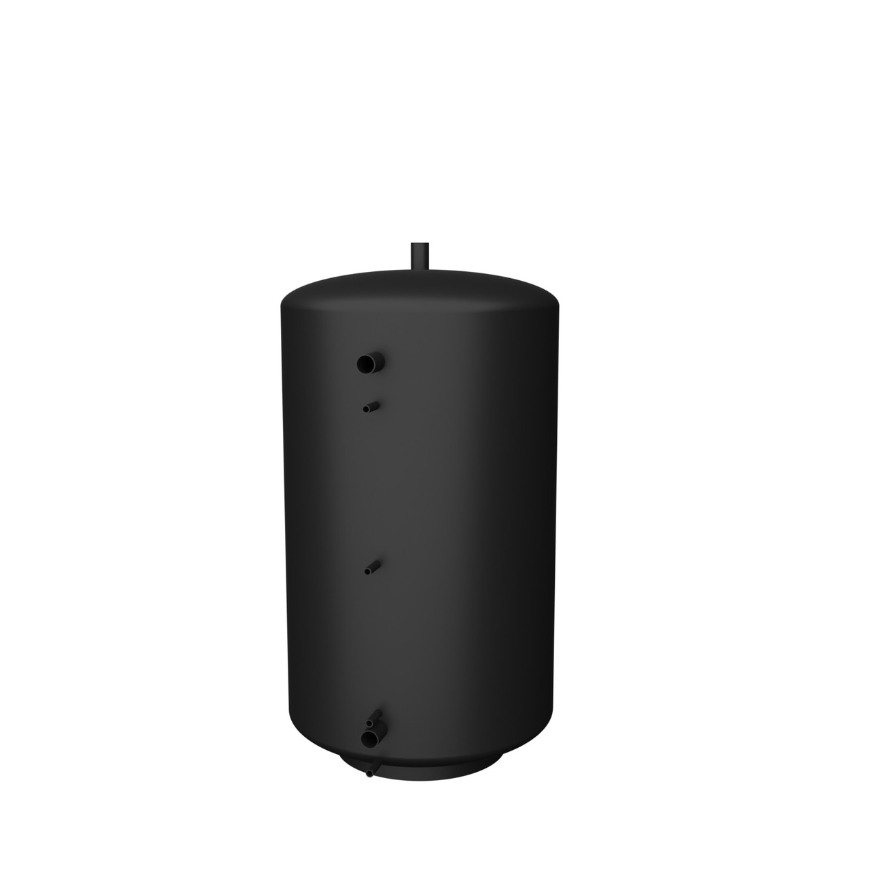 Buffert 1500L oisolerad rund ackumulatortank