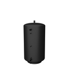 Buffert 1300L oisolerad rund ackumulatortank